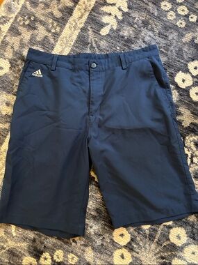 adidas Navy Athletic Golf Shorts